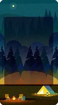 Nighttime Camping (backdrop)