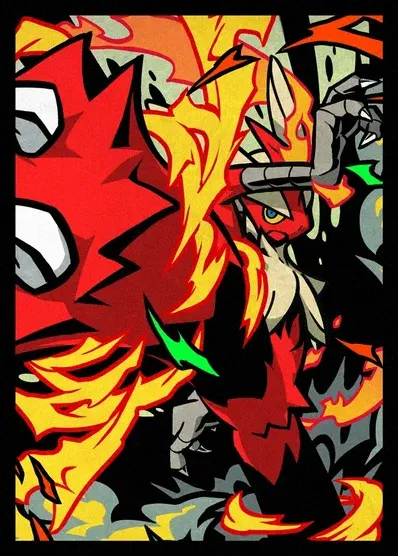 Mega Blaziken (card sleeve)