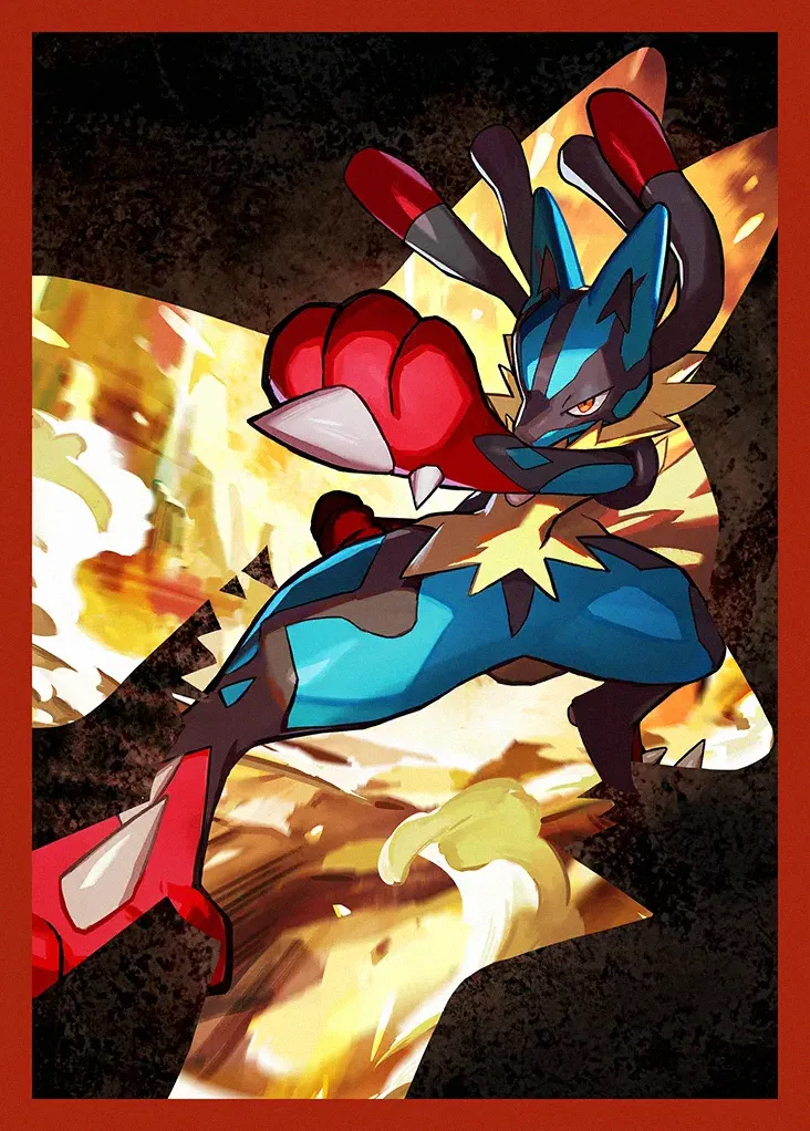 Mega Lucario (card sleeve)