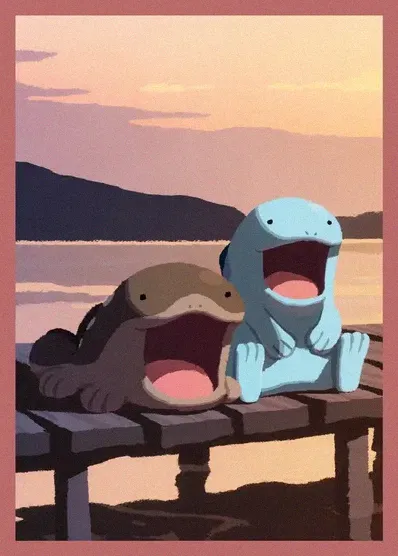 Quagsire & Clodsire (card sleeve)