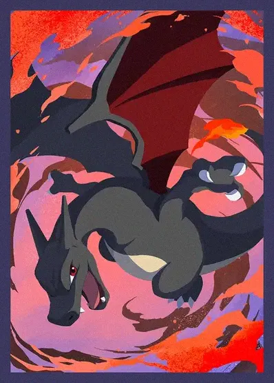 Shiny Charizard (card sleeve)