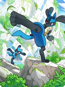 Lucario & Riolu (cover)