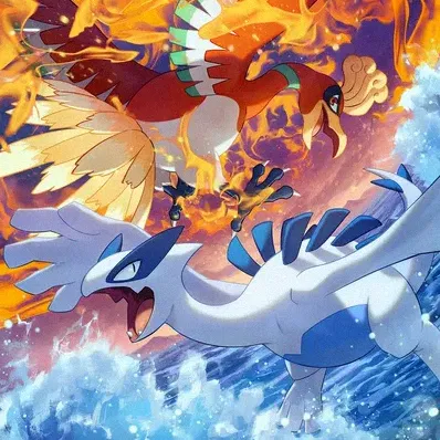 Ho-Oh & Lugia (playmat)