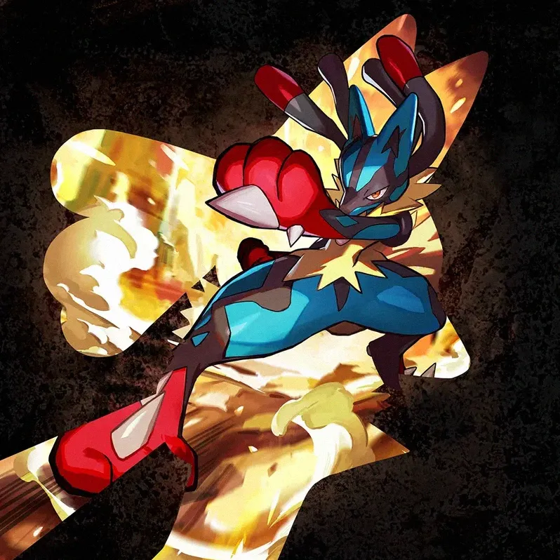 Mega Lucario (playmat)