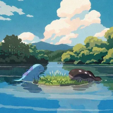 Quagsire & Clodsire (playmat)