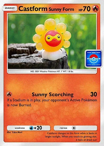 Castform Sunny Form